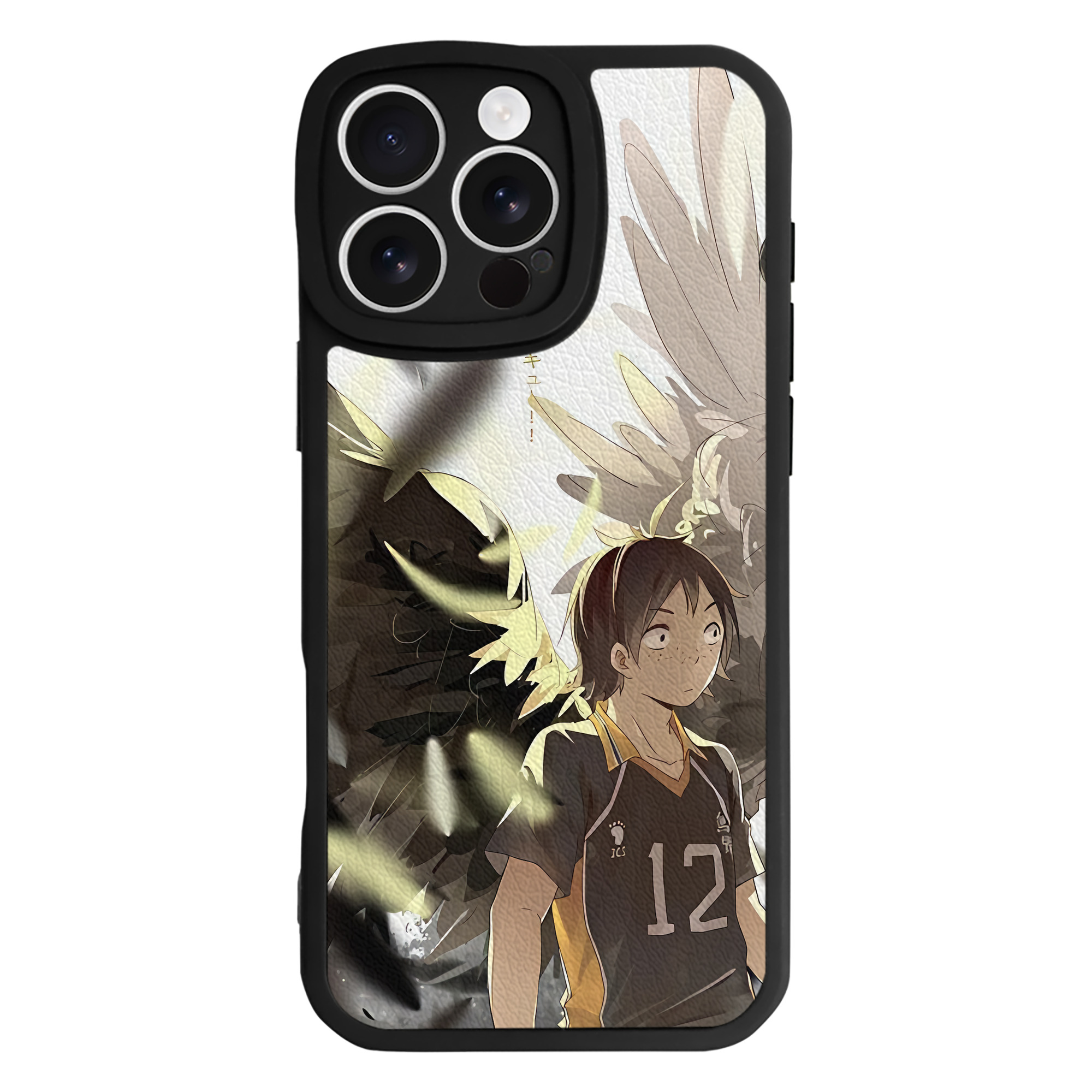 （画像用） ハイキュー!! Haikyu!! 【iPhone 16シリーズ対応】シリコンスマホケース（レザー調） 材質：シリコン